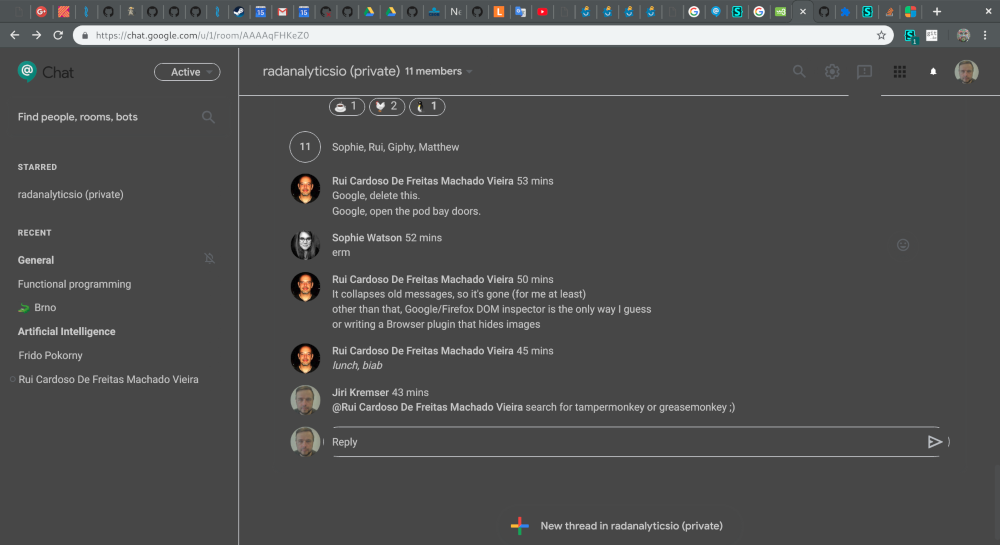 Dark chat.google.com