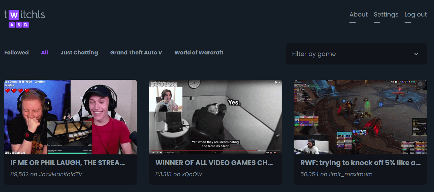 Twitchls Night Mode