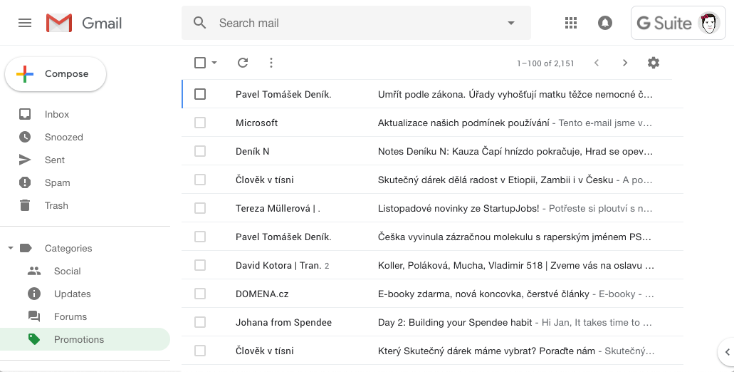 Inboxize Gmail