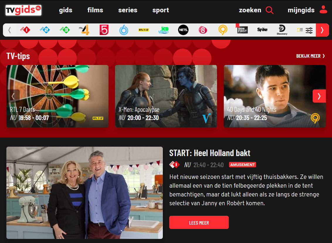 TvGids.nl Dark 2022