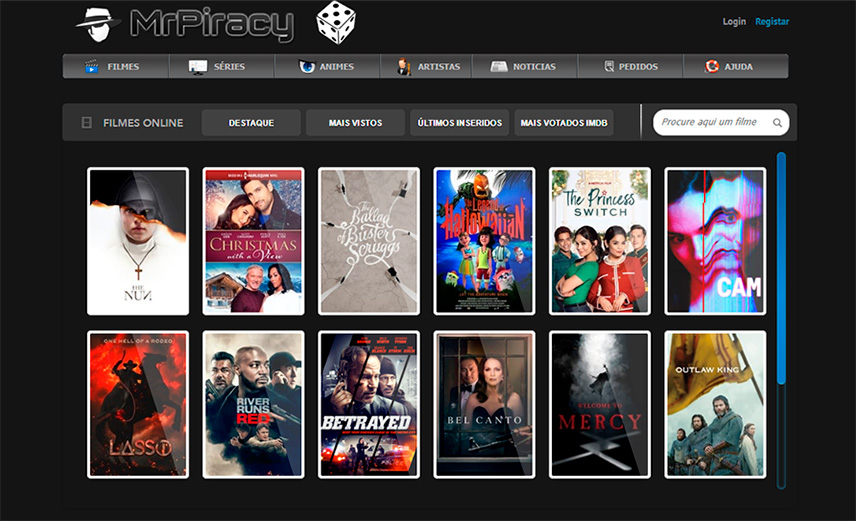 MrPiracy Dark Theme