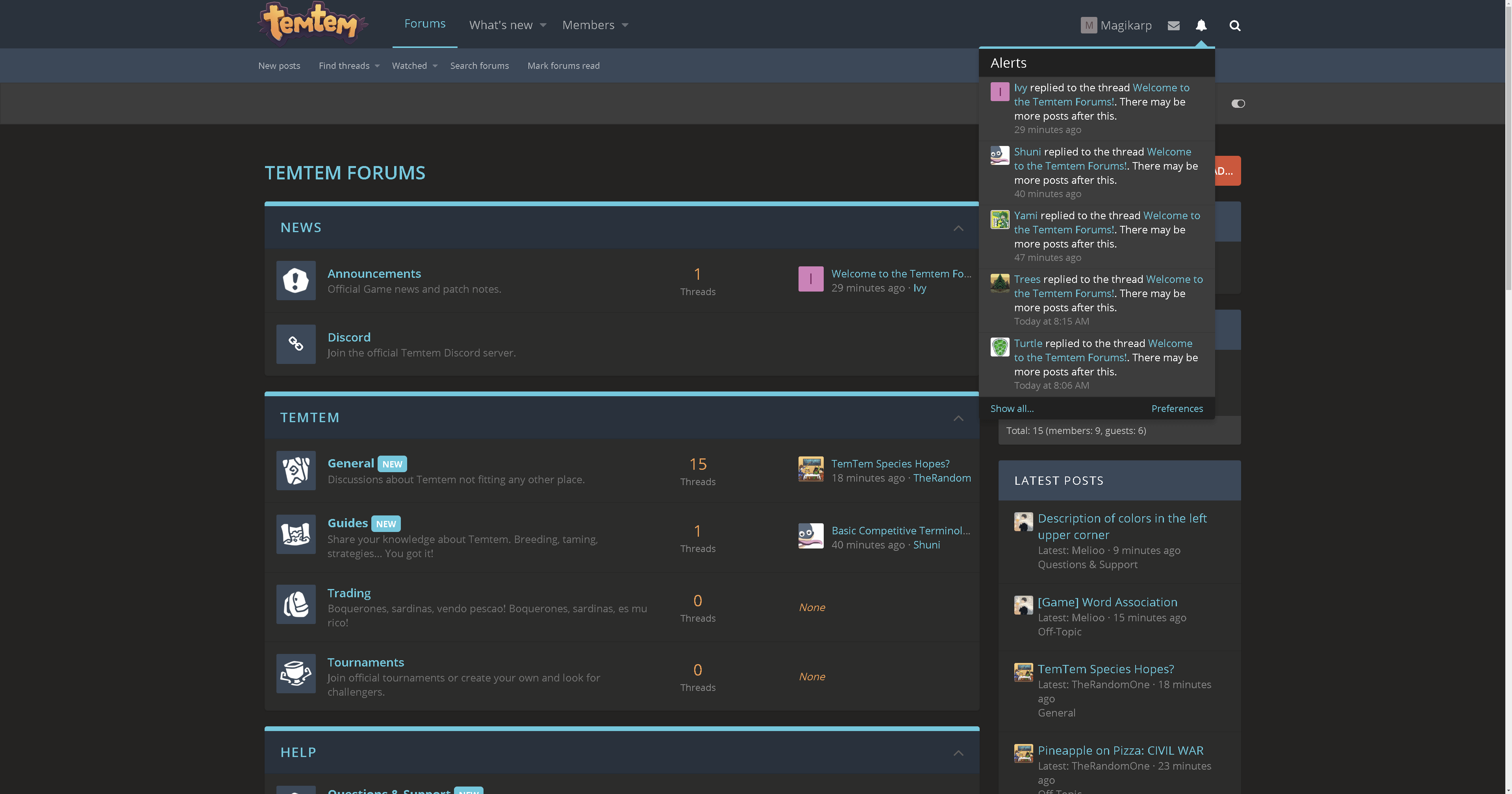DarkTemTemForum