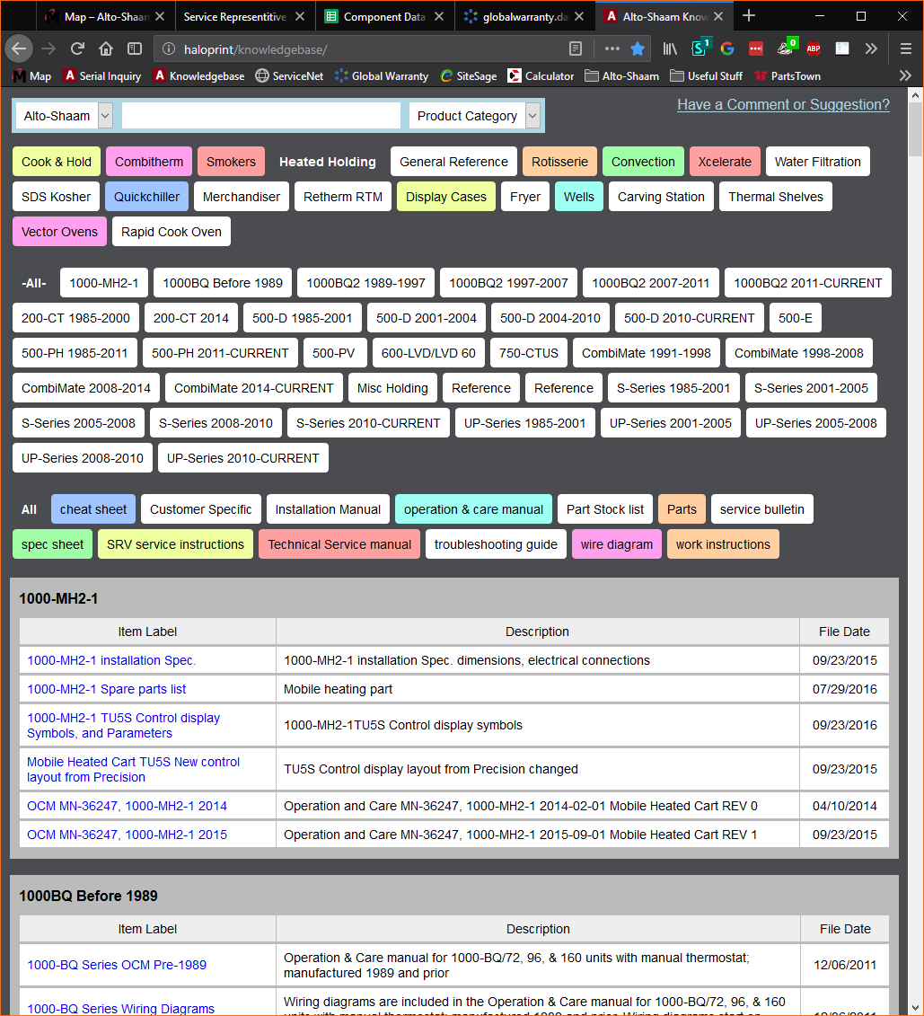Alto-Shaam - Knowledgebase
