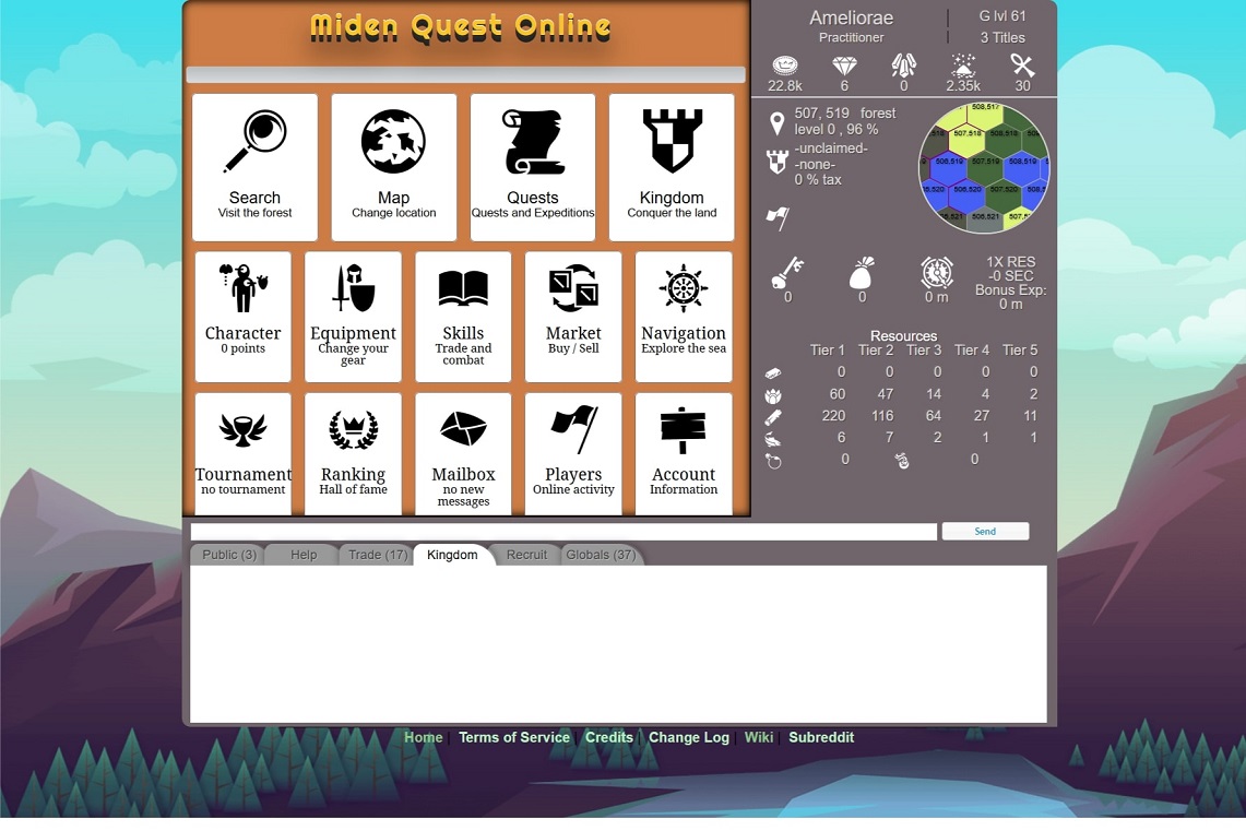 Miden Quest Online
