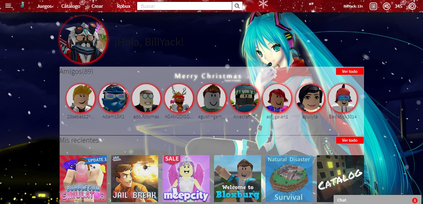 Roblox Hatsune Miku Christmas (Navidad)