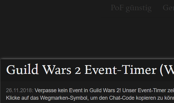 Guild Wars 2 [GamePlorer] Dark Theme