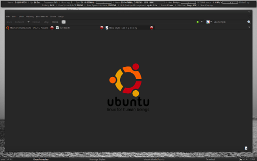 about:blank Ubuntu Dark (tjW)