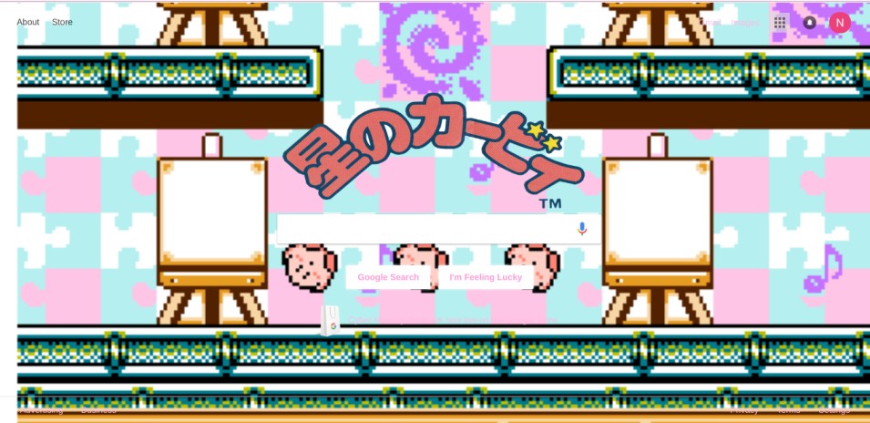 Google Homepage: Kirby Theme