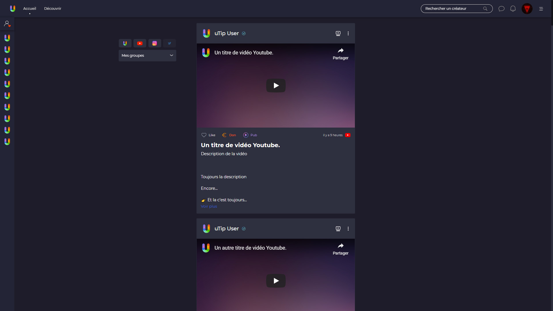 uTip.io Dark