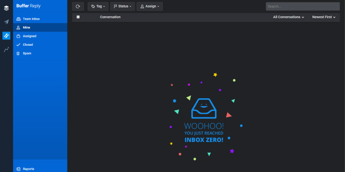 Reply Buffer Dark Theme