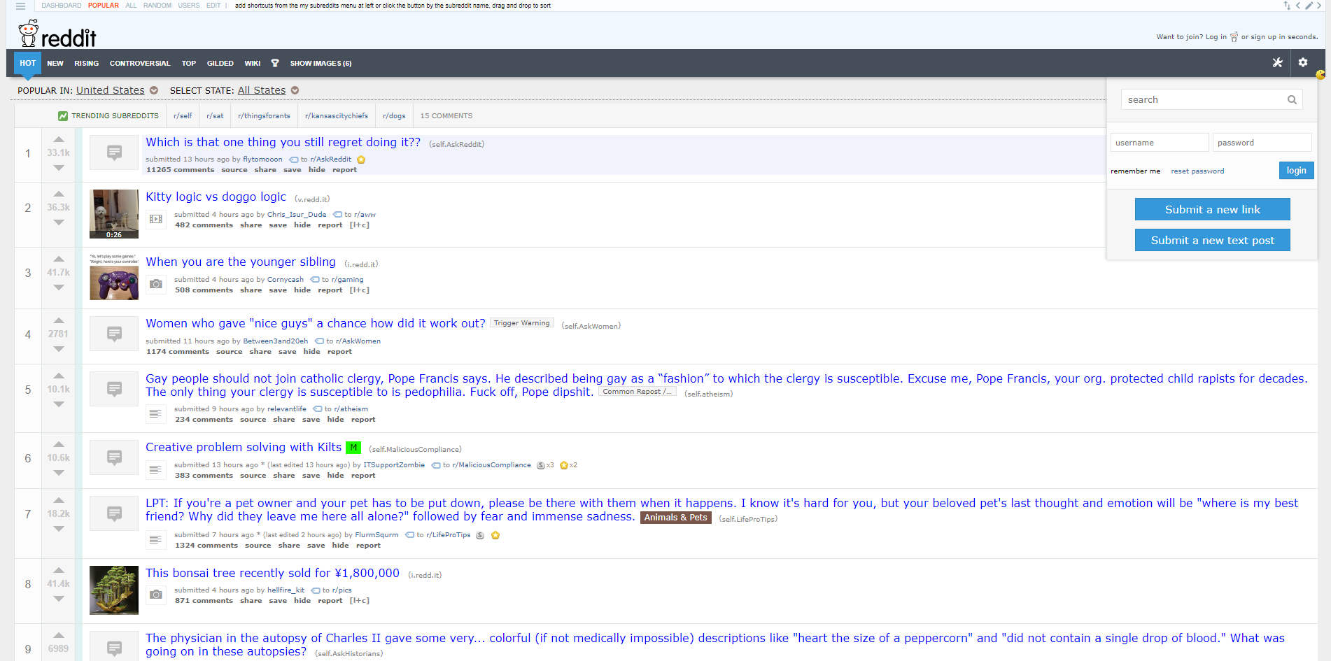 Serene Reddit theme