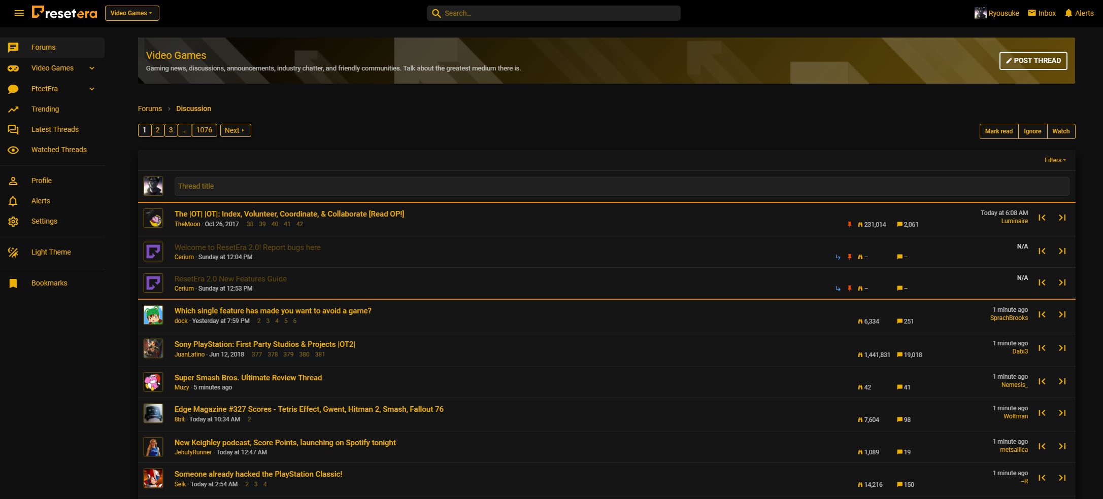 ResetEra Dark - Dark Gold Theme - HDR600