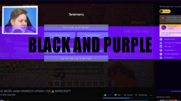 Black & Purple YouTube by Daniel