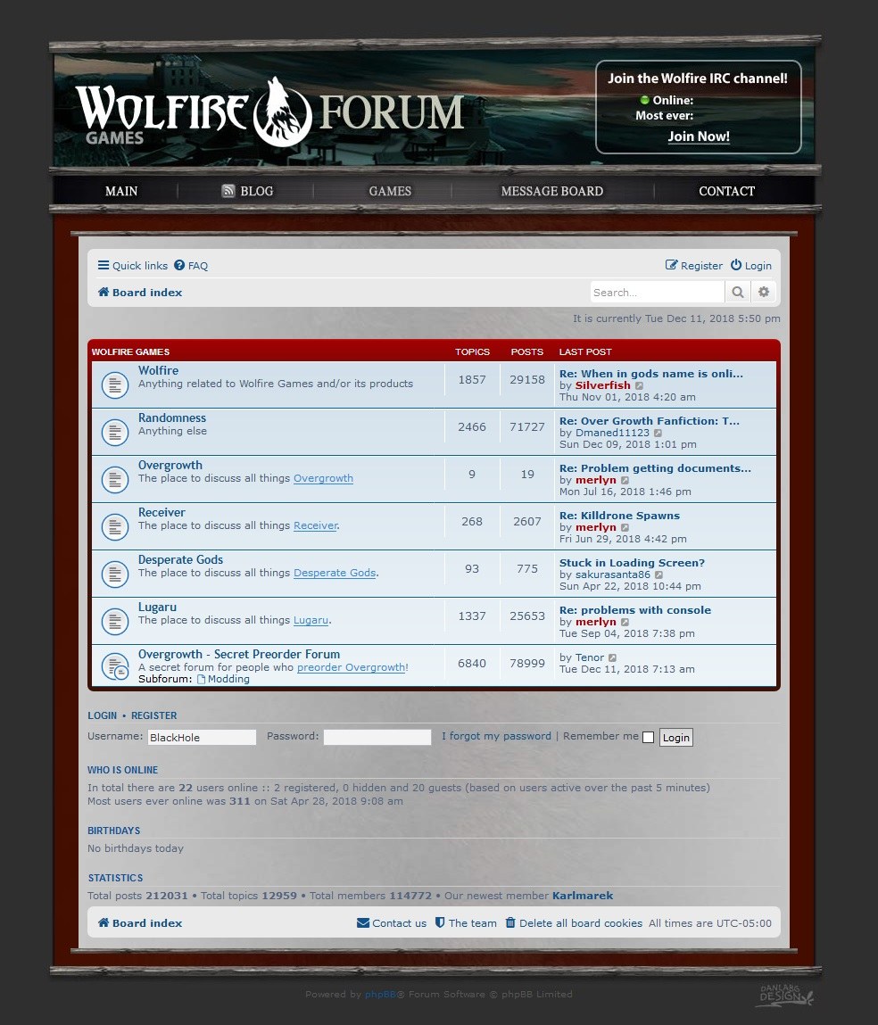 Classic Wolfire Forums