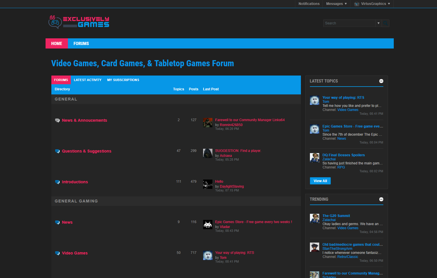 Customizeable / dark theme
