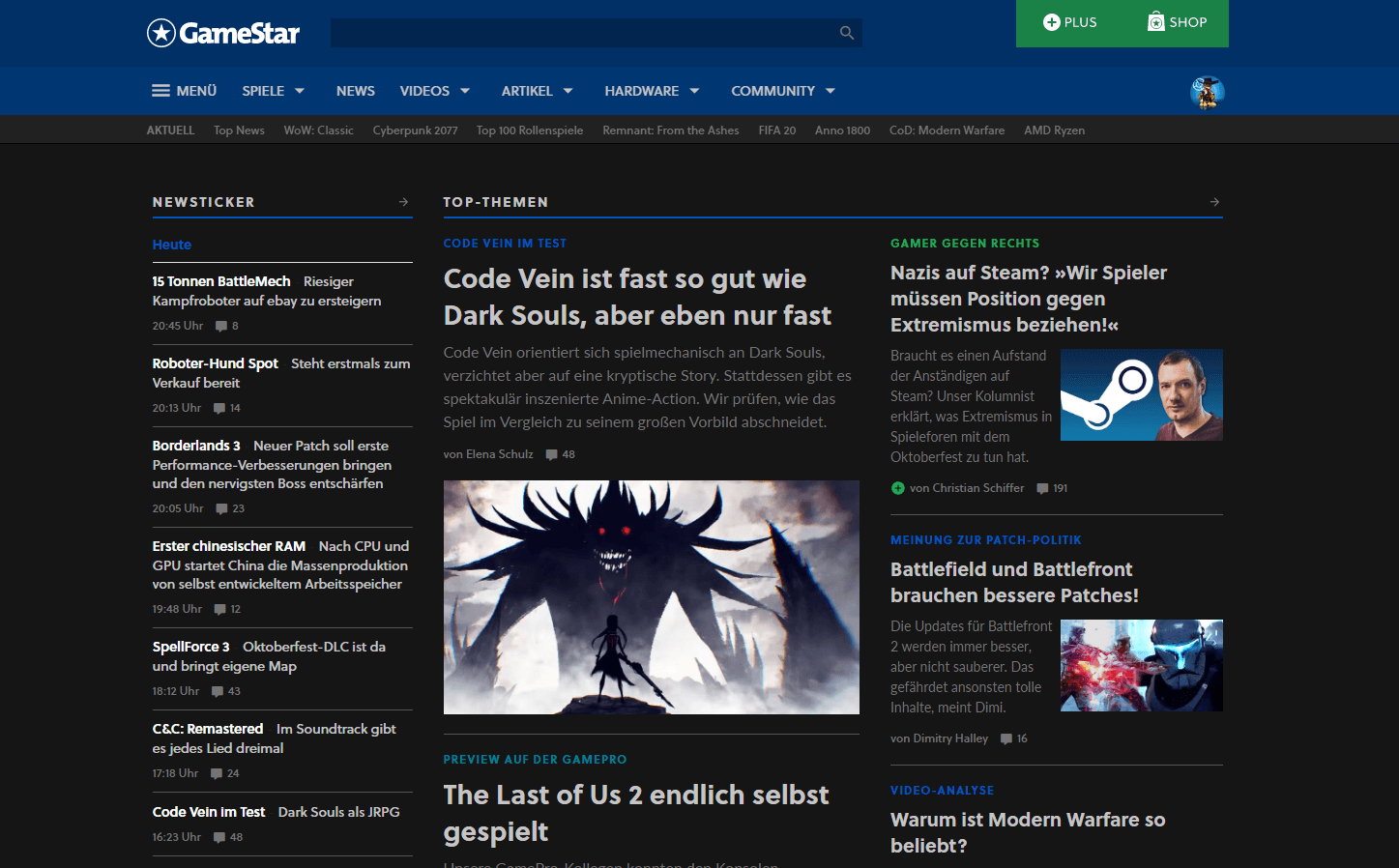 Gamestar Dark, 2020