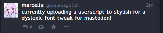 mastodon: dyslexic-friendly edition