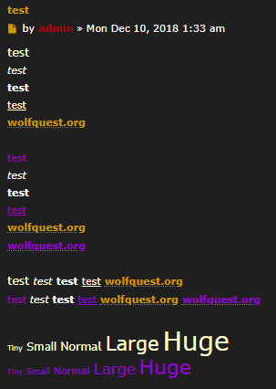 wolfquest.org Forum Customization Tweaks