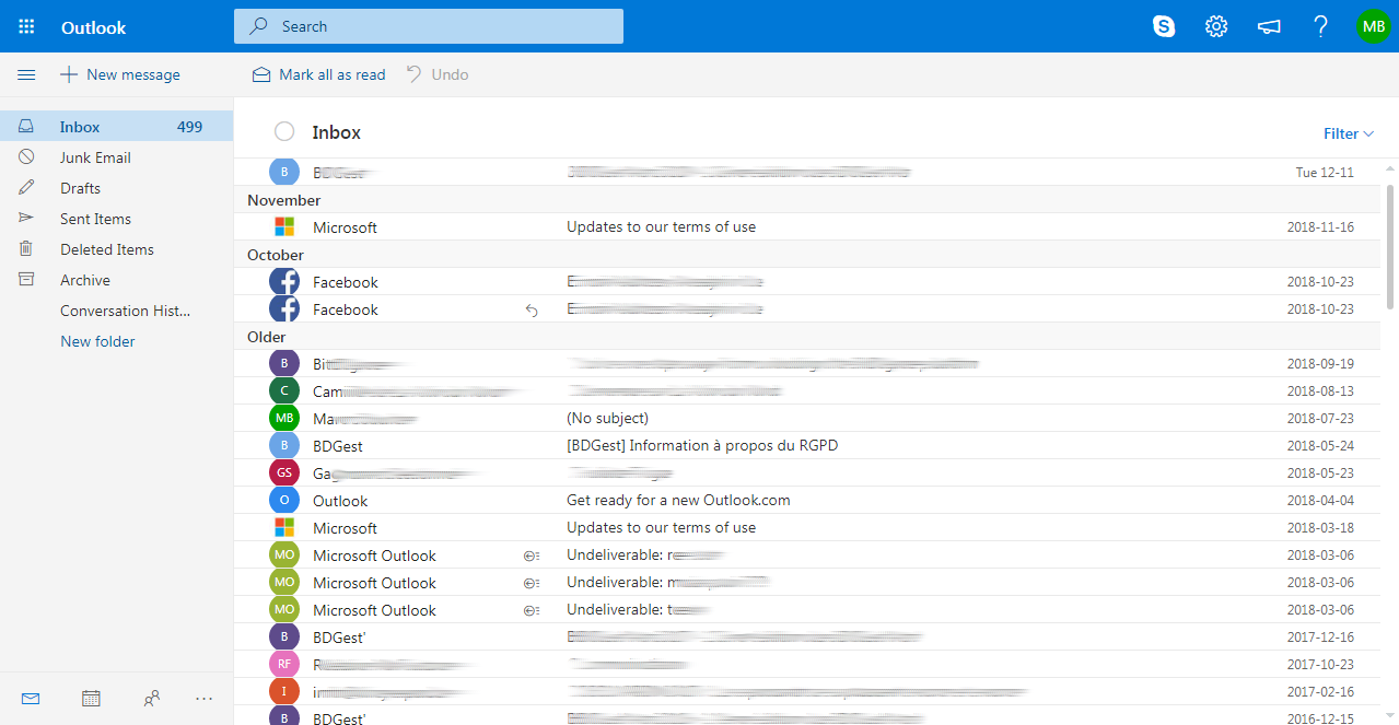 Hotmail/Outlook redeem whitespace