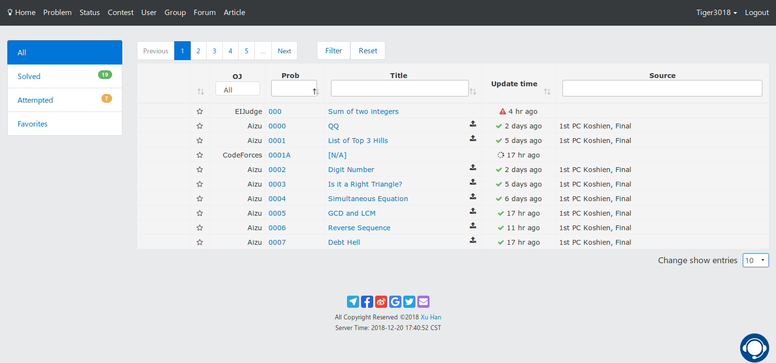 Virtual Judge Useful Theme - 更实用的 Vjudge 主题