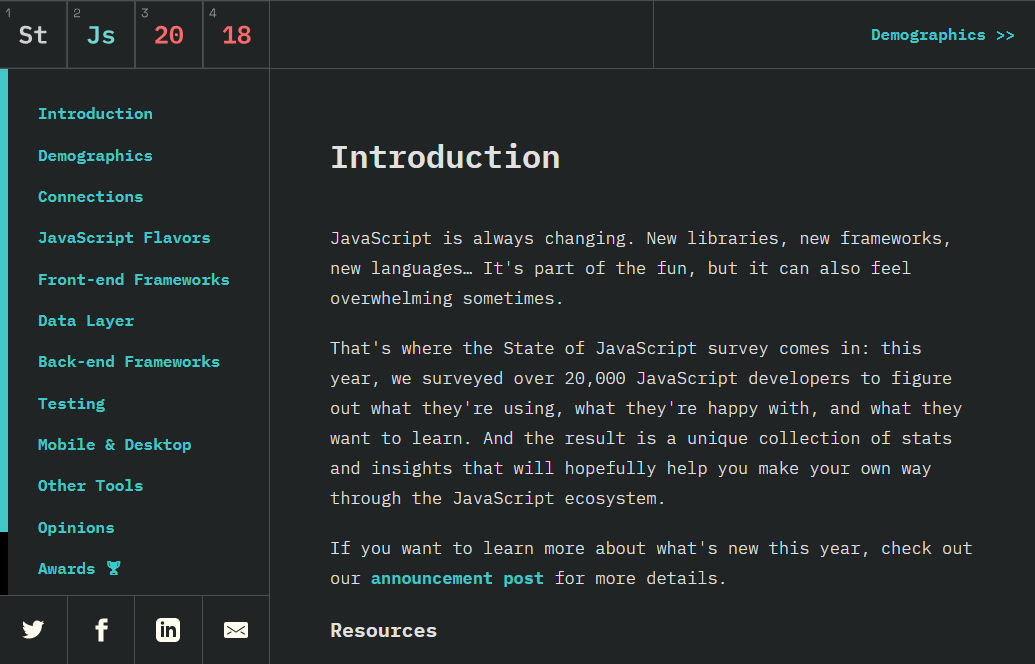State Of JS 2018