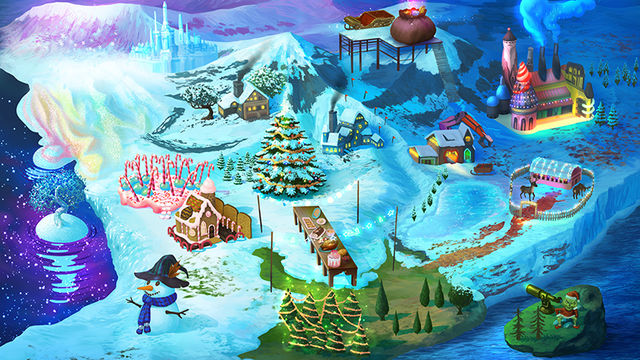 Eldarya Noël Map