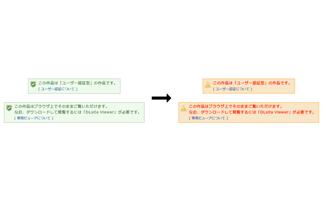 DLsite DRM warning