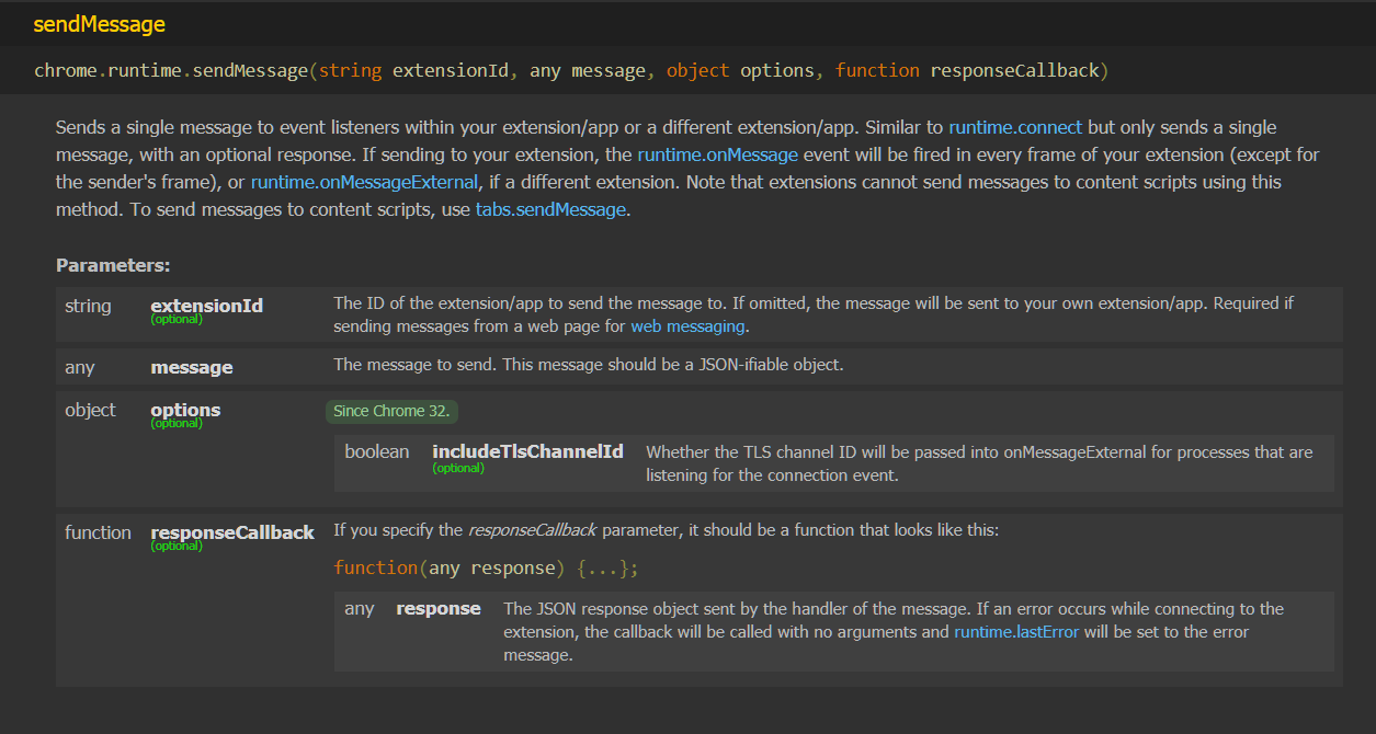 Dark developer.chrome.com
