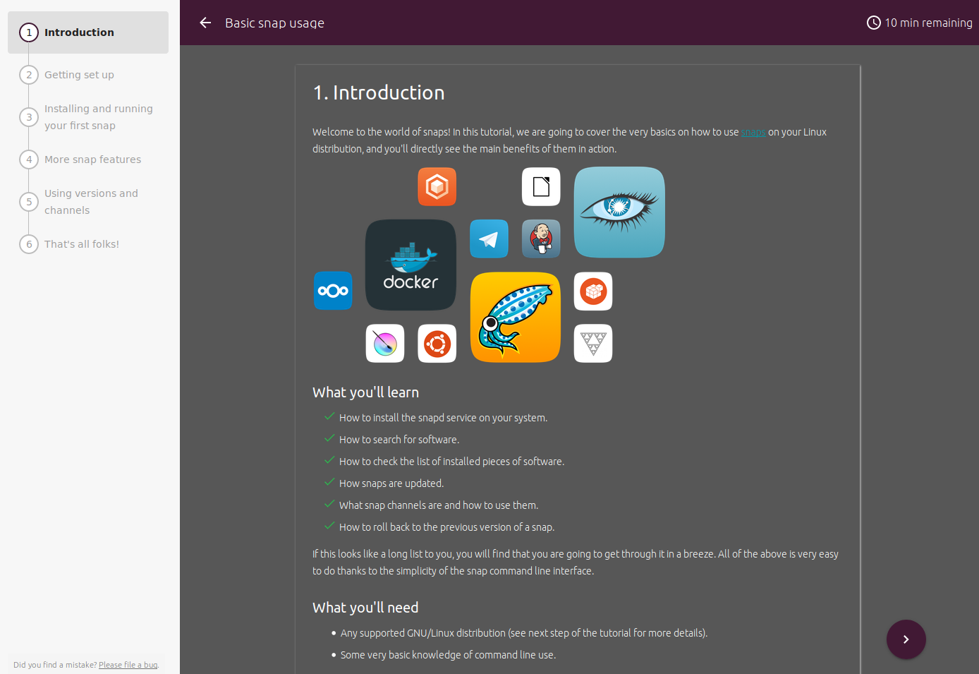Ubuntu Tutorials Simple Grey