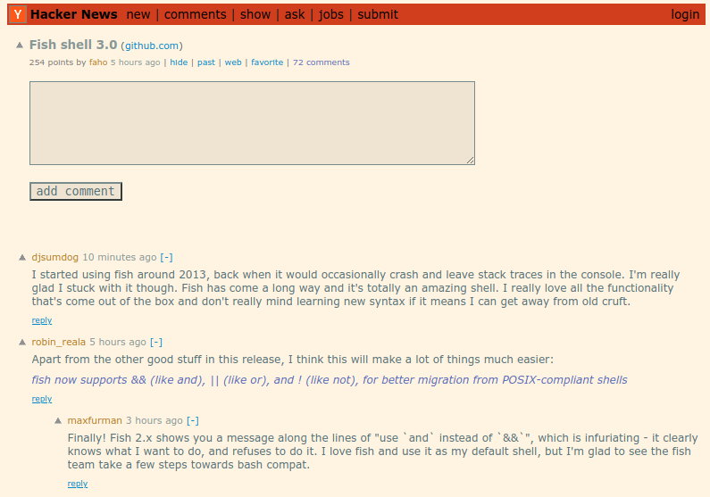 Hacker News: Solarized Light
