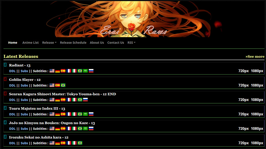 erai-raws.info clean, white text and resized image