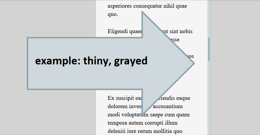 Custom Scrollbars for Firefox,  Chromium, Safari