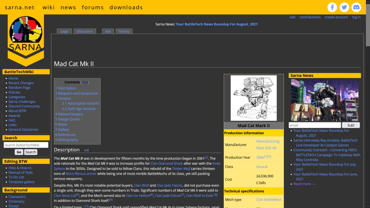 Dark Mode Sarna - Battletech Wiki