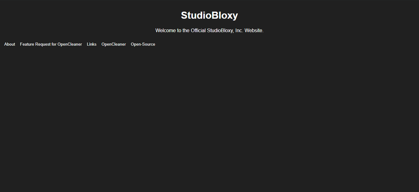 StudioBloxy (Website) Dark Theme
