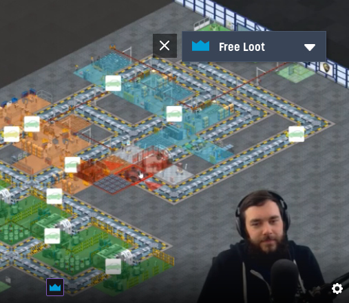 hide Twitch Prime loot overlay