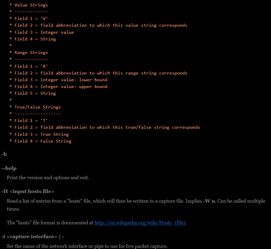 Dark www.wireshark.org/docs/man-pages