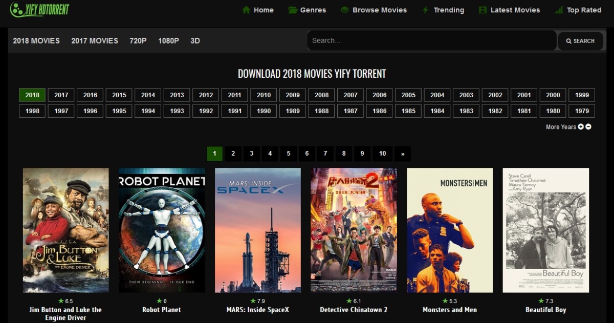YIFY Fixed colours