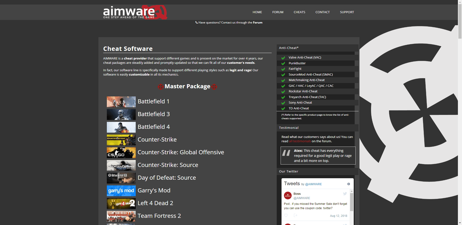 AIMWARE.net matte black