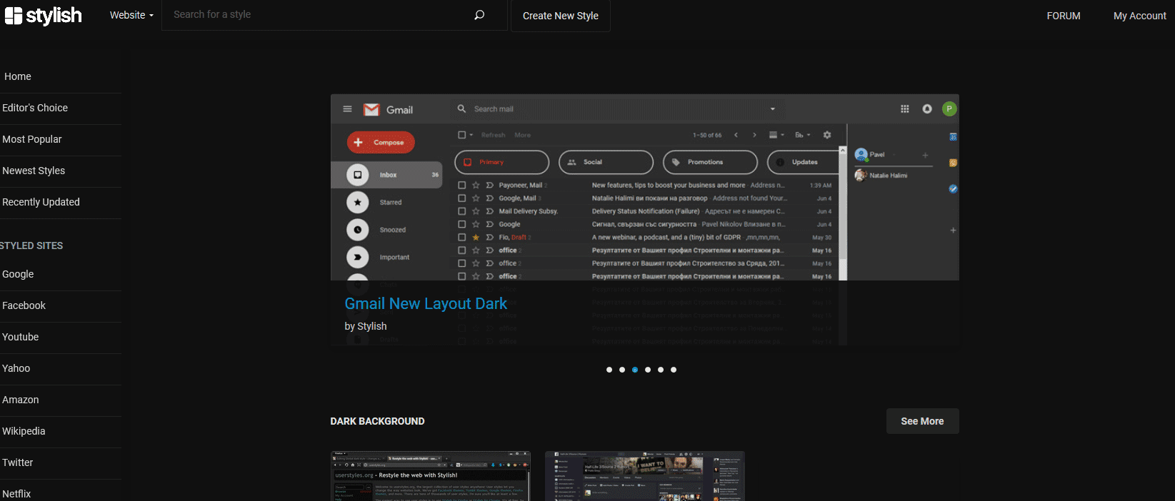 Dark Userstyles (DeepDark)