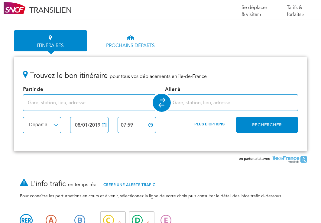 Transilien sans fioritures