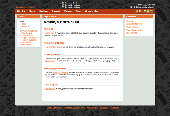Hattrick theme by -Koura-