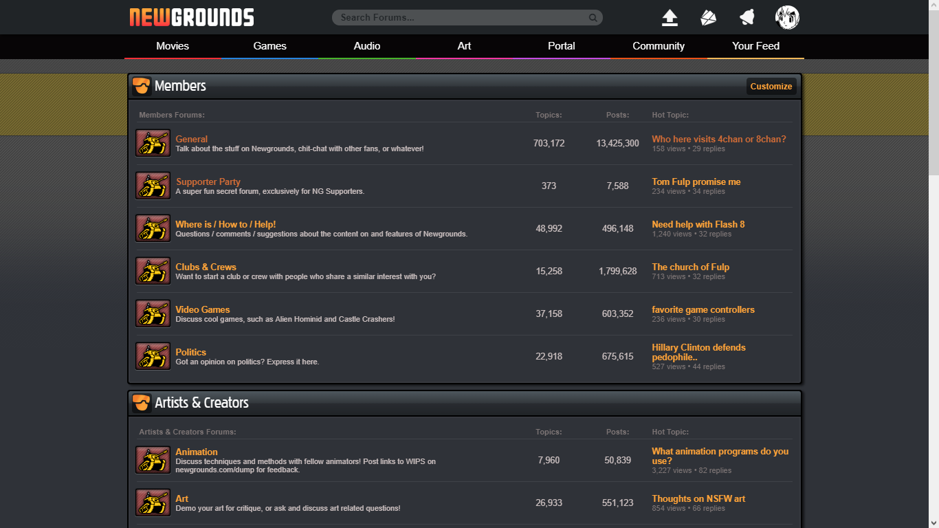Newgrounds 2004