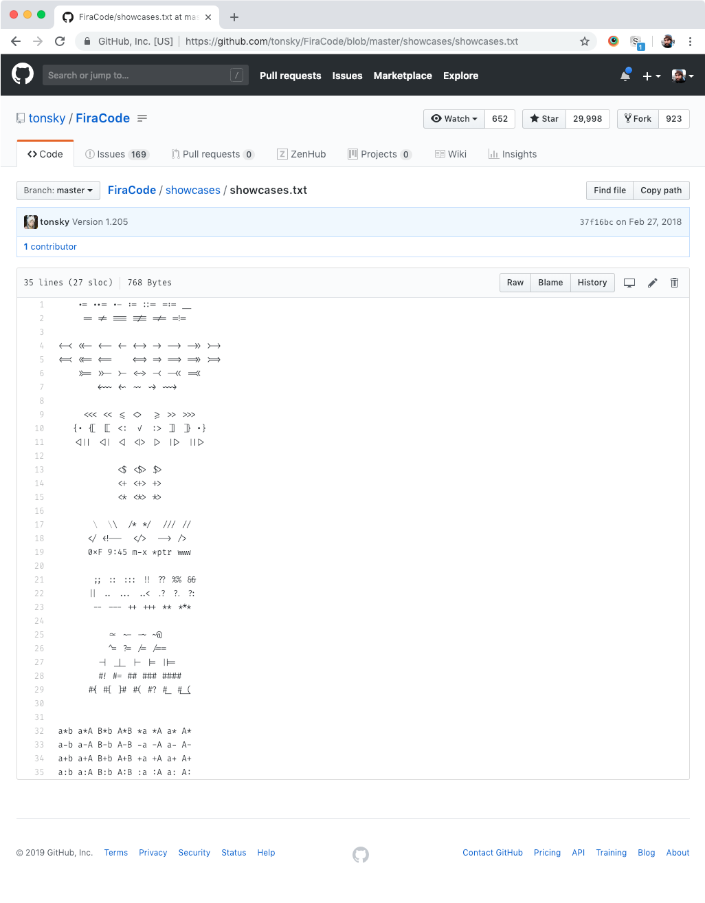 GitHub - Fira Code