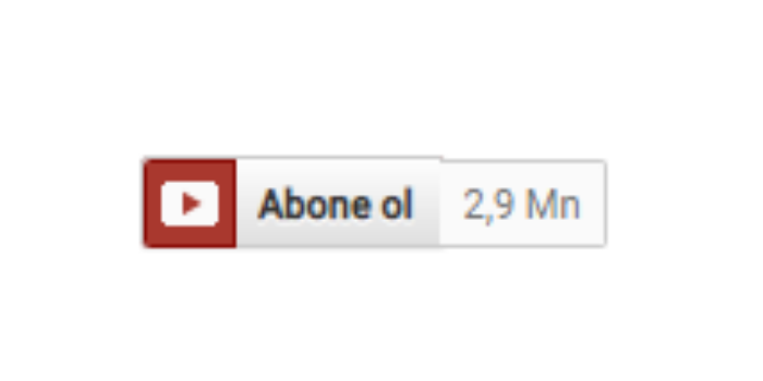 YouTube 2012-2013 abone butonu
