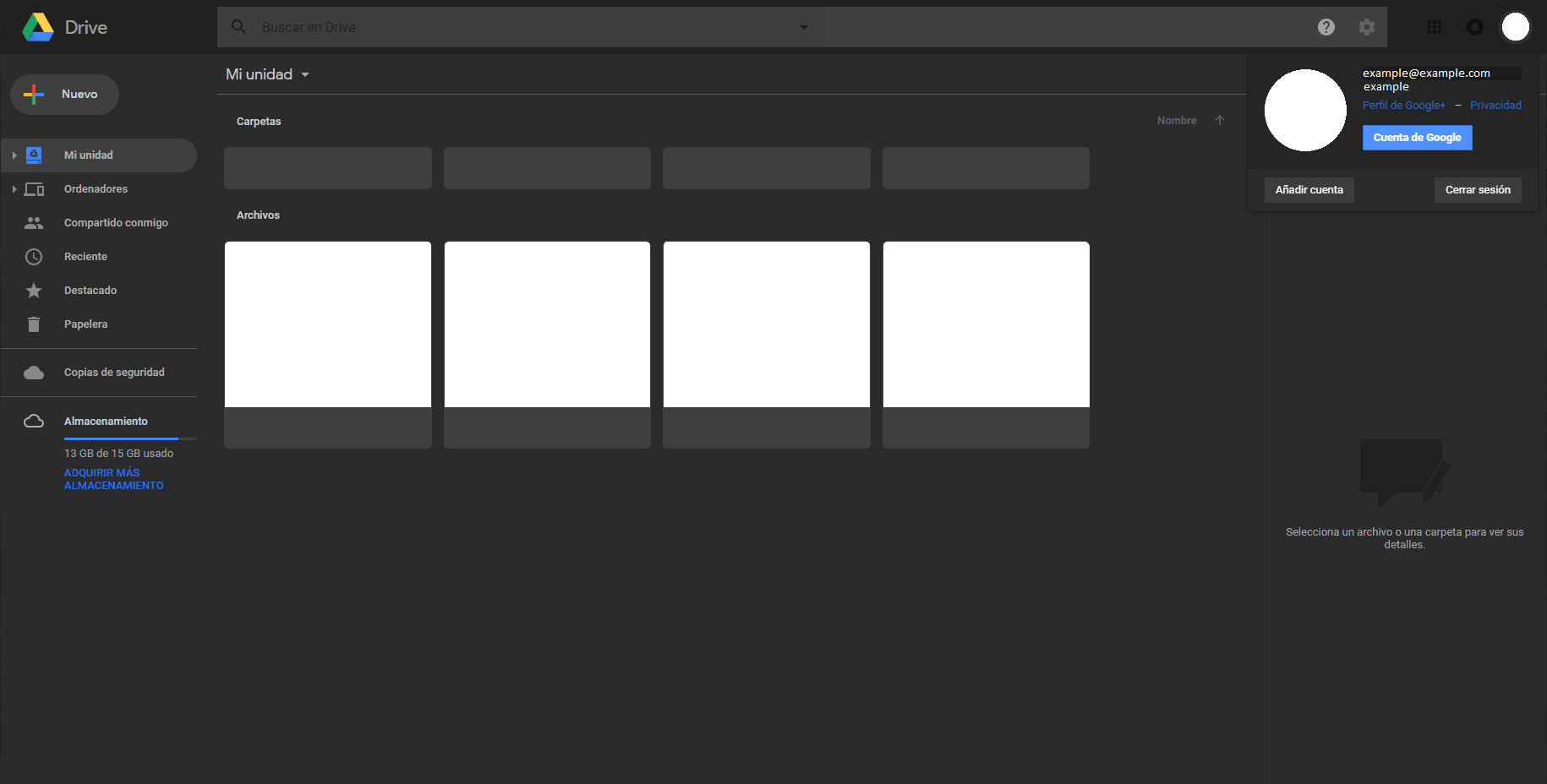 Google Drive - Mignanelli's Dark Mode (updated)