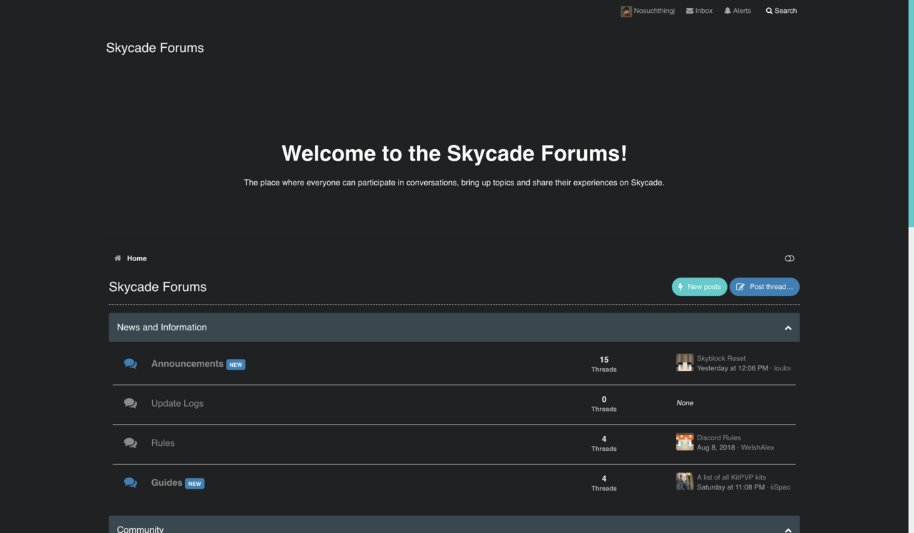 Skycade dark theme | Justnaa