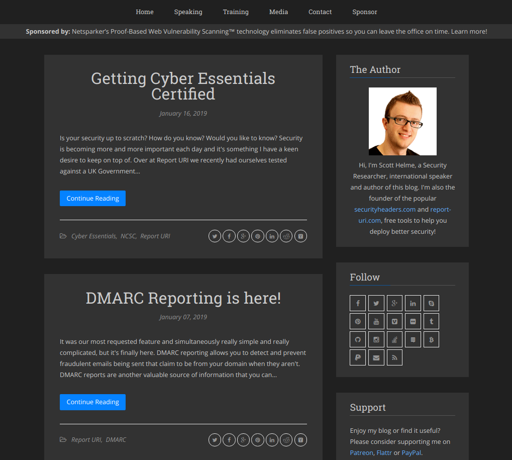 scotthelme.co.uk dark theme