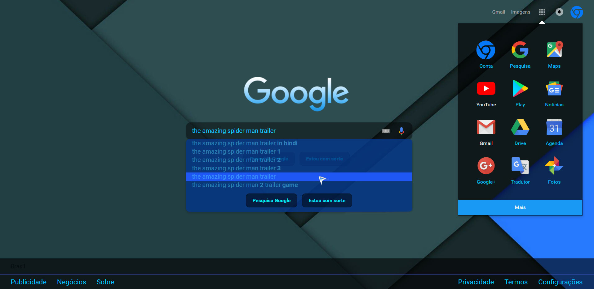 Google Blue Material