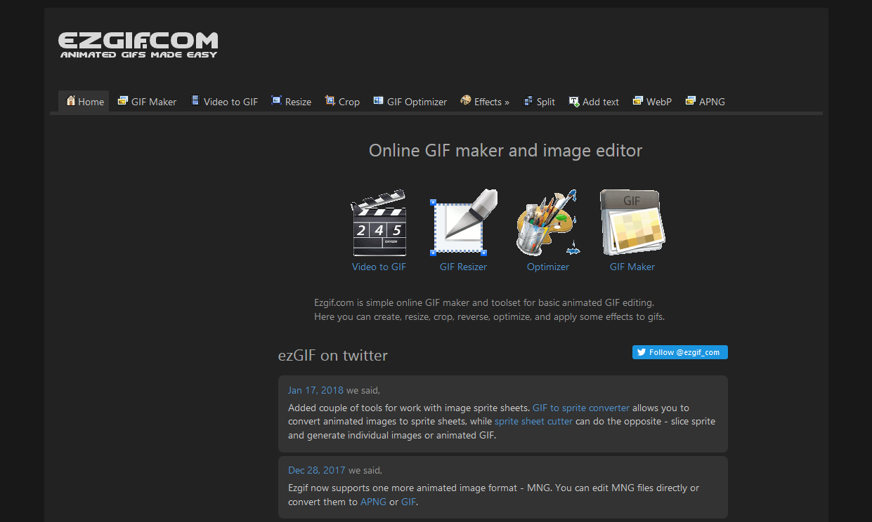 Ezgif Dark Theme