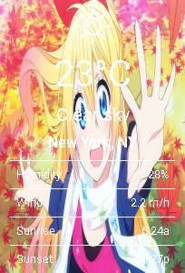 Anime Widget